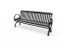 Village Bench with Back